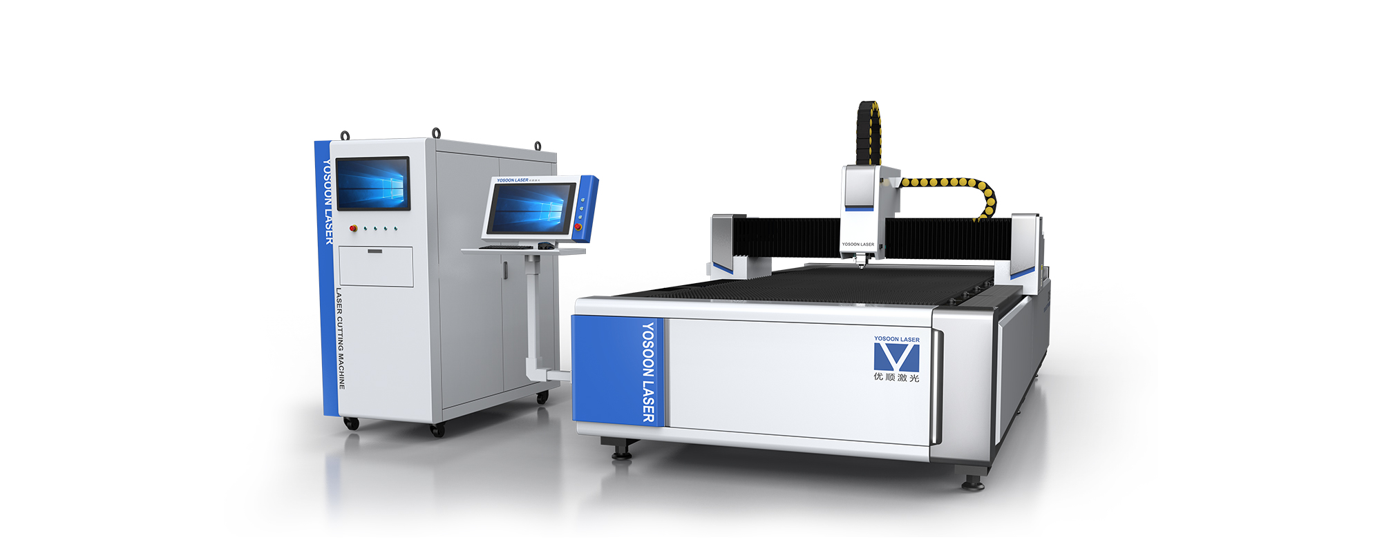 YS-S/H Series Open Type Fiber Laser Cutting Machine